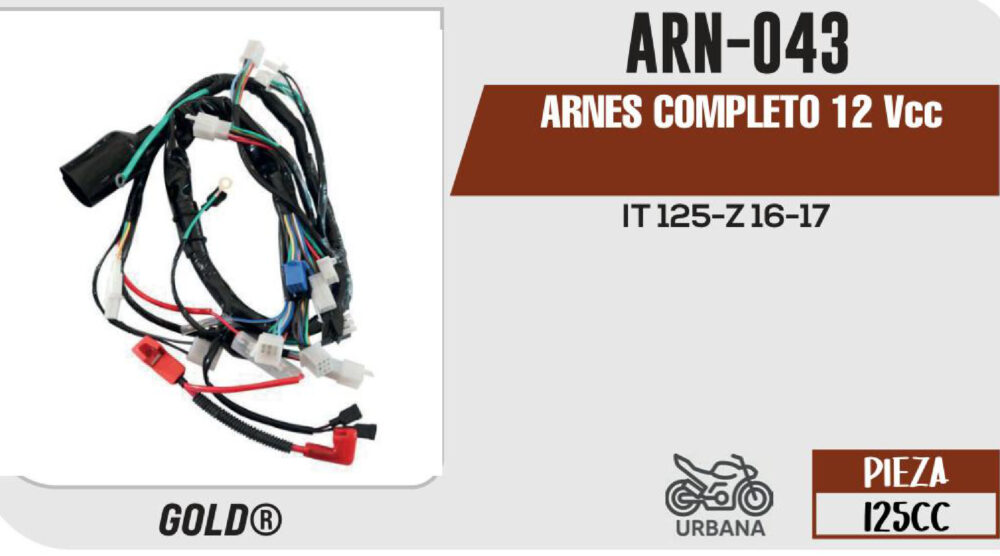 ARNES COMPLETO 12Vcc