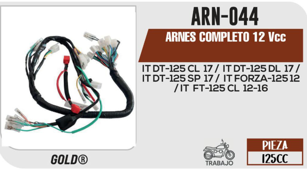 ARNES COMPLETO 12Vcc