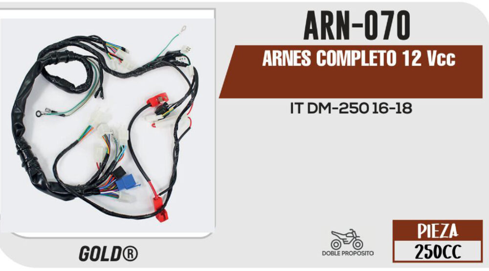 ARNES COMPLETO 12Vcc