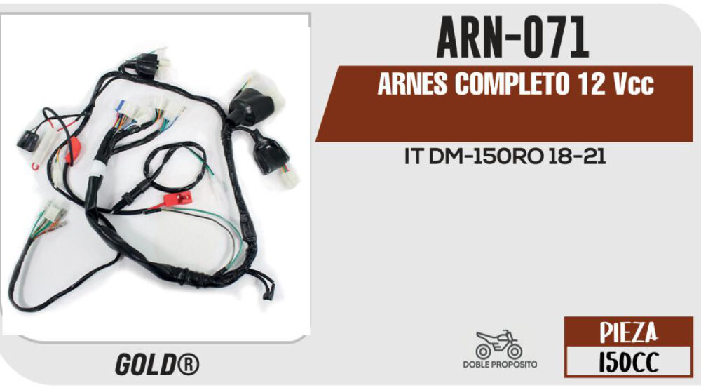 ARNES COMPLETO 12Vcc