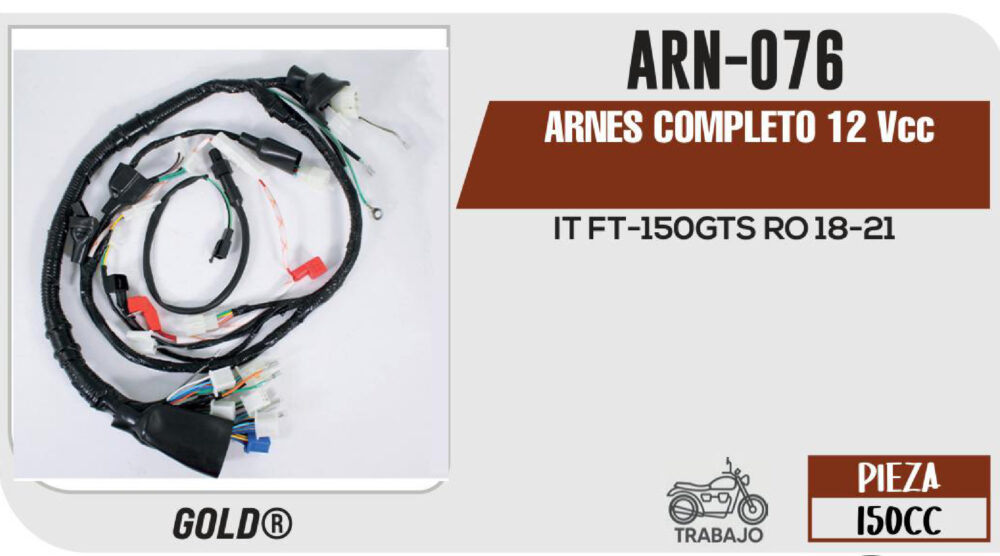 ARNES COMPLETO 12Vcc