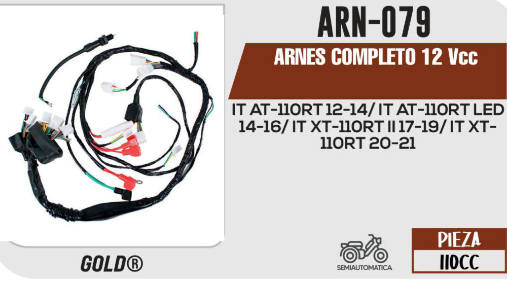 ARNES COMPLETO 12Vcc