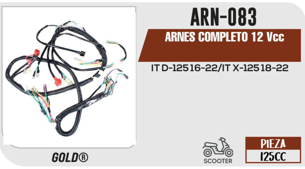 ARNES COMPLETO 12Vcc