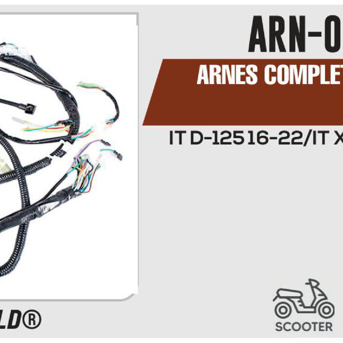 ARNES COMPLETO 12Vcc