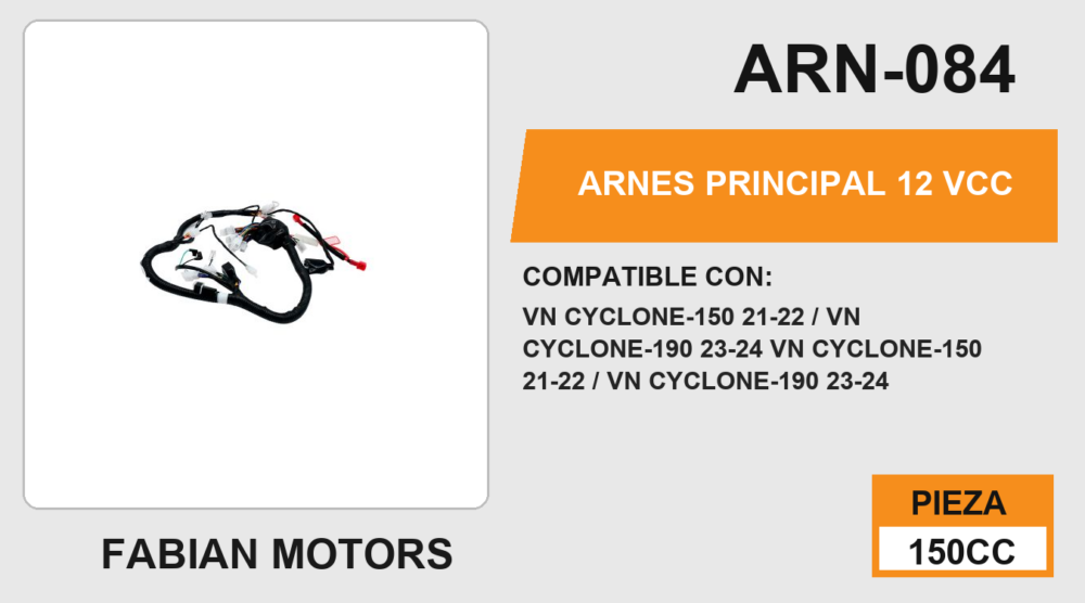 ARNES COMPLETO 12Vcc