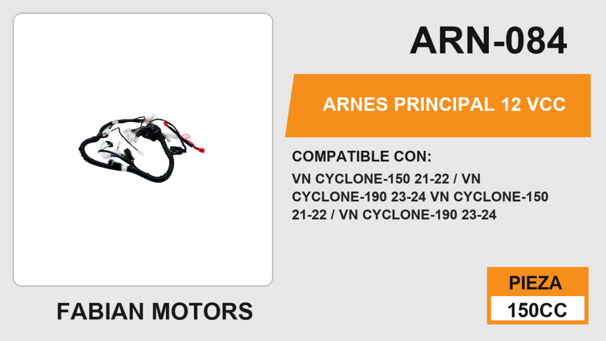 ARNES COMPLETO 12Vcc