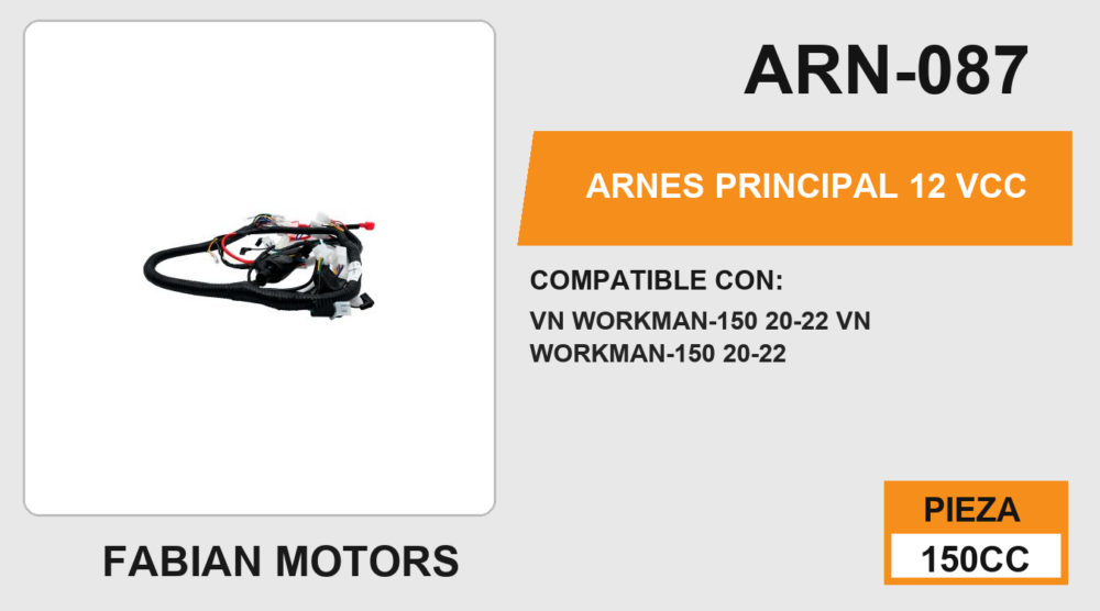 ARNES COMPLETO 12Vcc