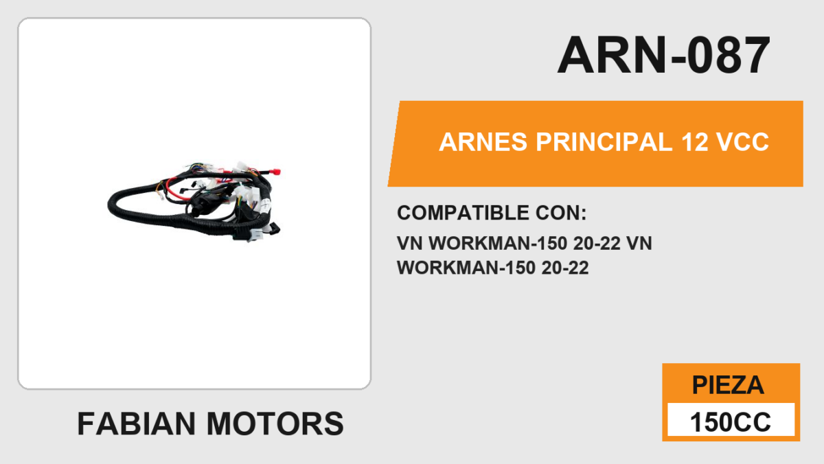 ARNES COMPLETO 12Vcc