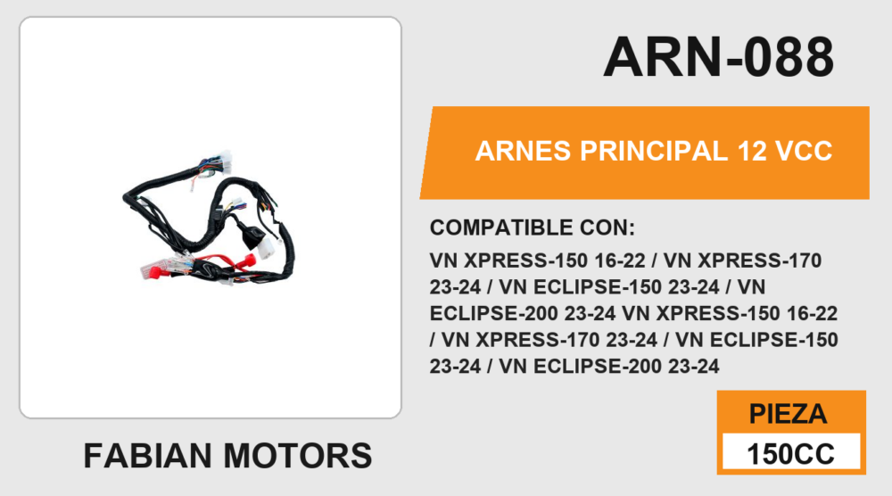 ARNES COMPLETO 12Vcc