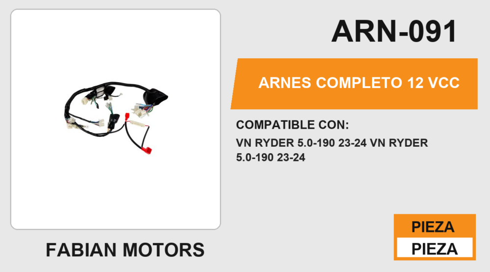 ARNES COMPLETO 12Vcc