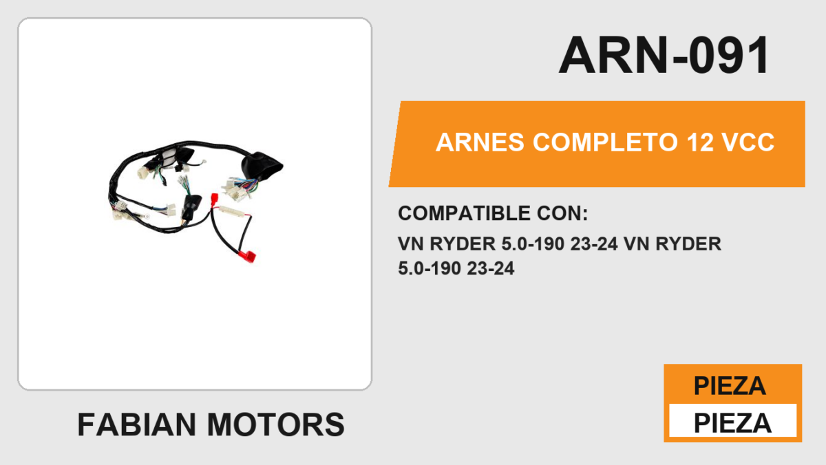 ARNES COMPLETO 12Vcc