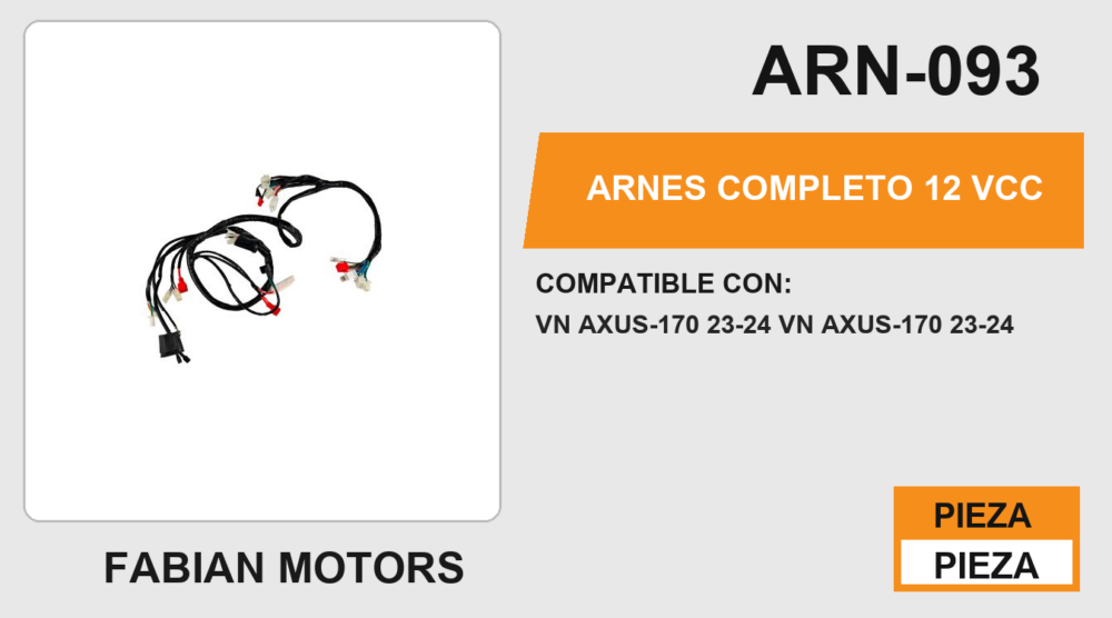ARNES COMPLETO 12Vcc