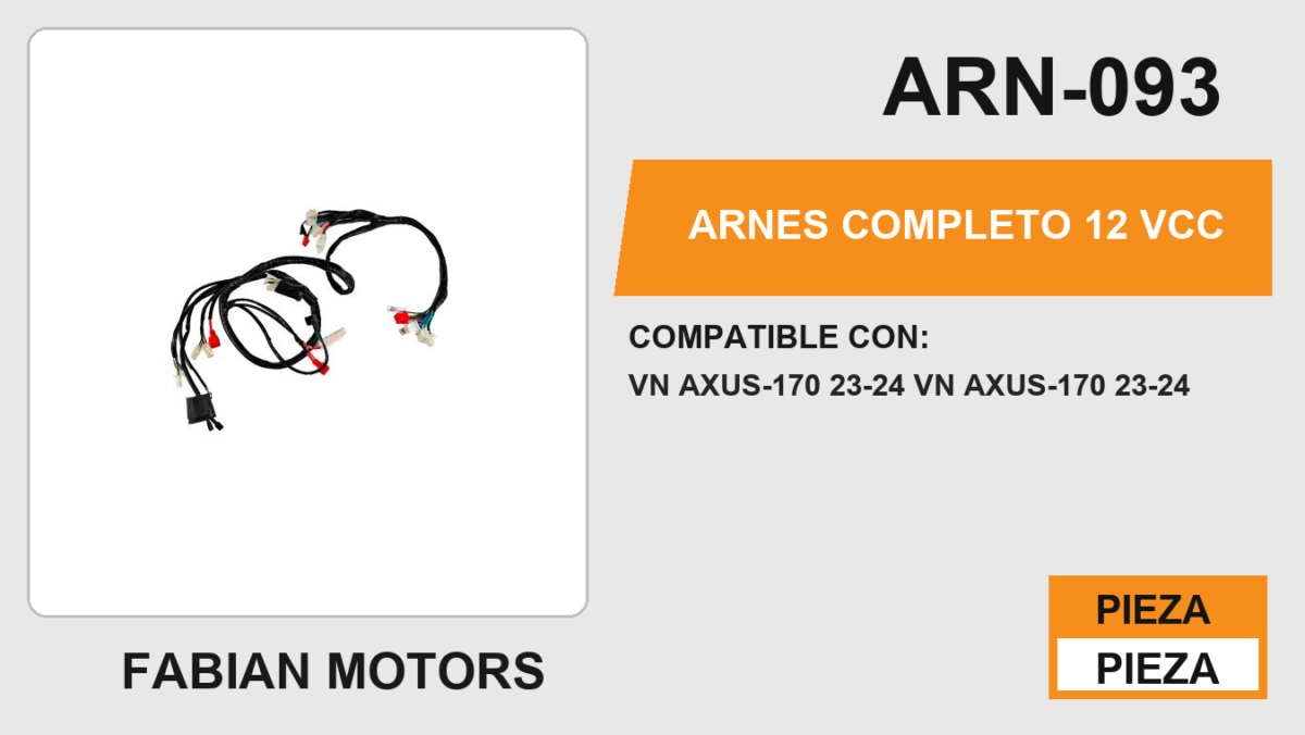 ARNES COMPLETO 12Vcc
