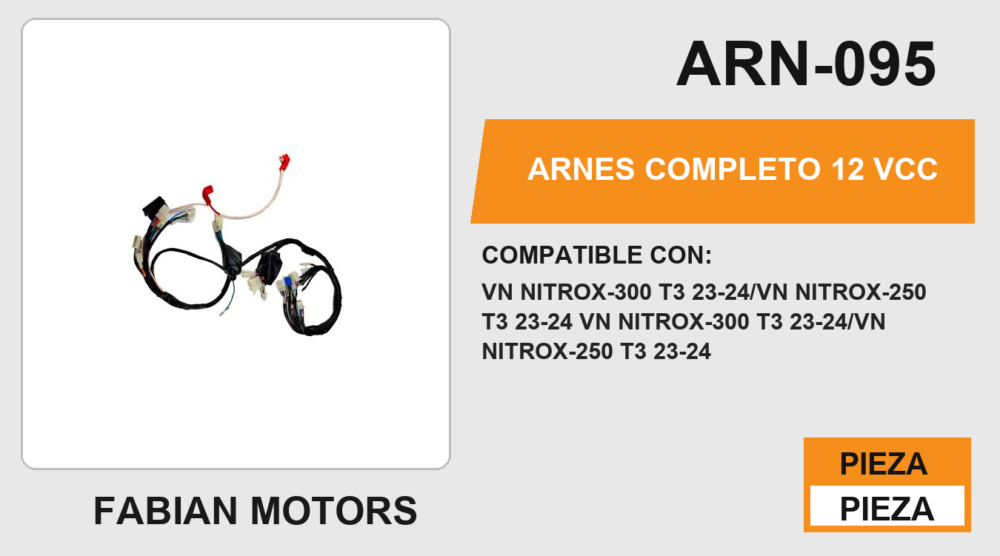 ARNES COMPLETO 12Vcc