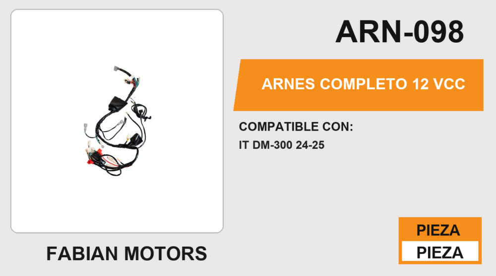 ARNES COMPLETO 12Vcc