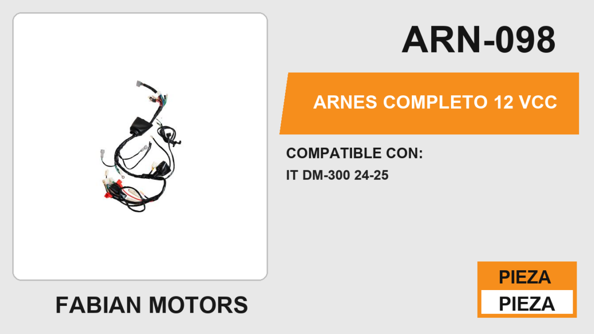 ARNES COMPLETO 12Vcc