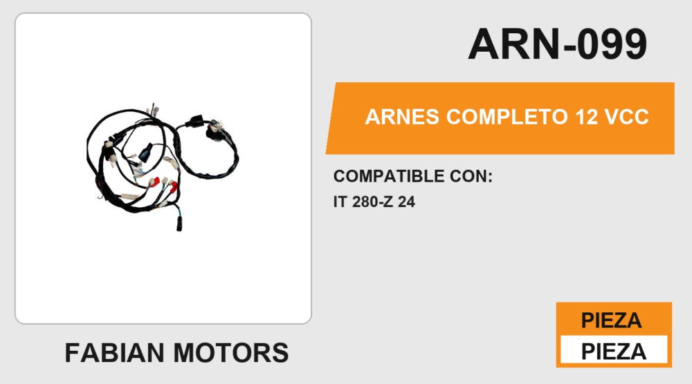 ARNES COMPLETO 12Vcc