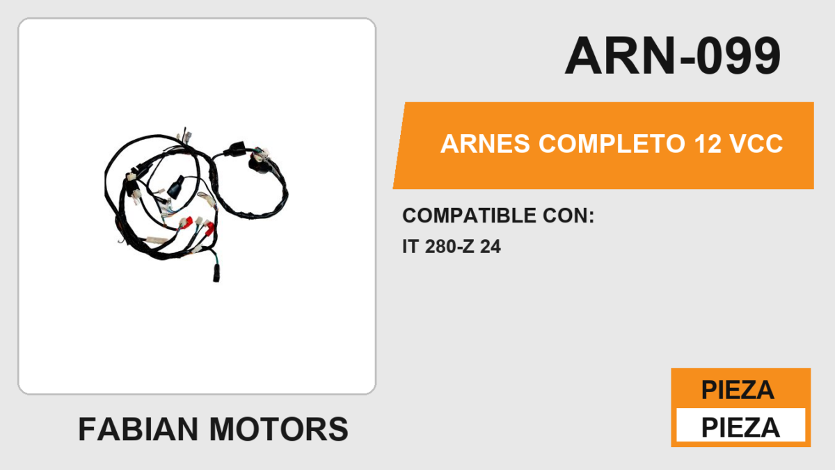 ARNES COMPLETO 12Vcc