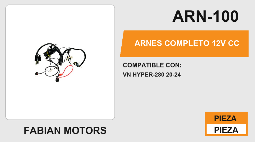 ARNES COMPLETO 12Vcc