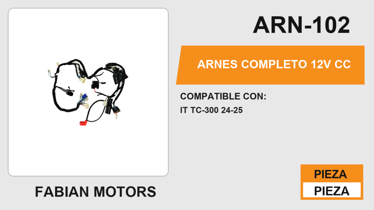 ARNES COMPLETO 12Vcc