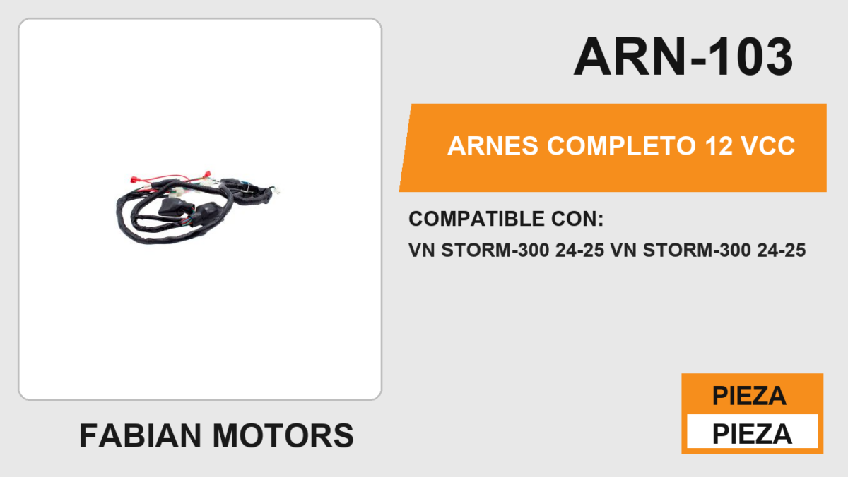ARNES COMPLETO 12Vcc