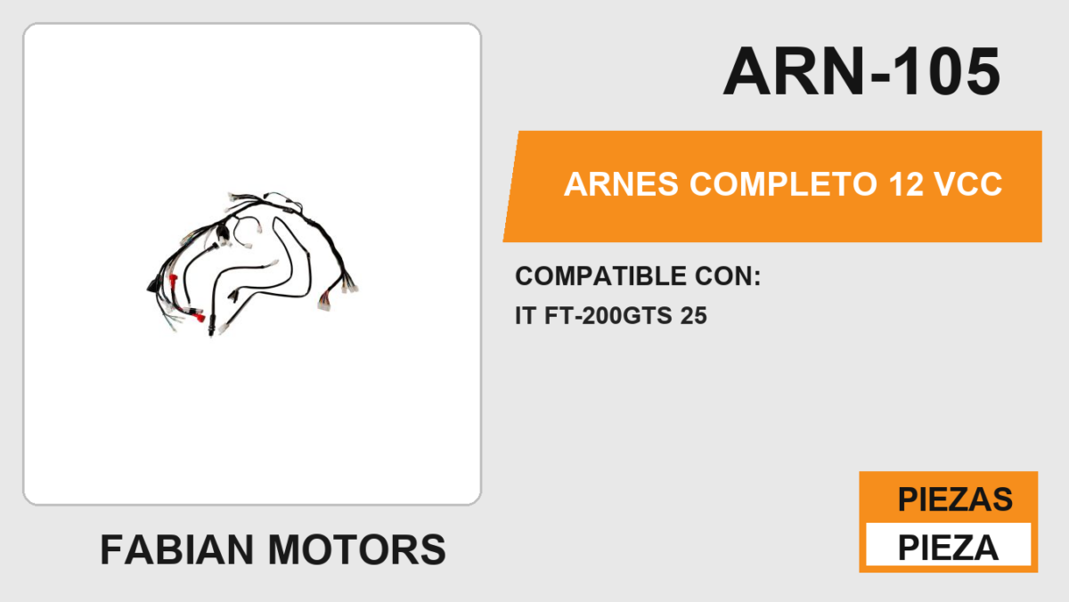 ARNES COMPLETO 12 Vcc