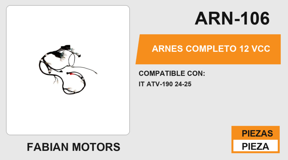 ARNES COMPLETO 12 Vcc