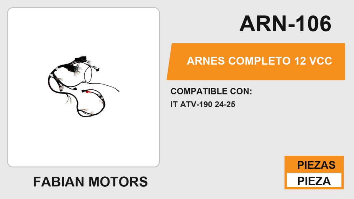 ARNES COMPLETO 12 Vcc