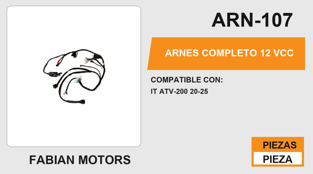 ARNES COMPLETO 12 Vcc
