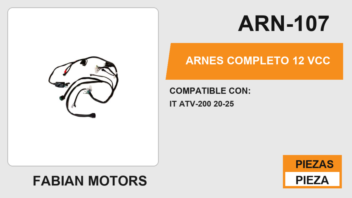 ARNES COMPLETO 12 Vcc