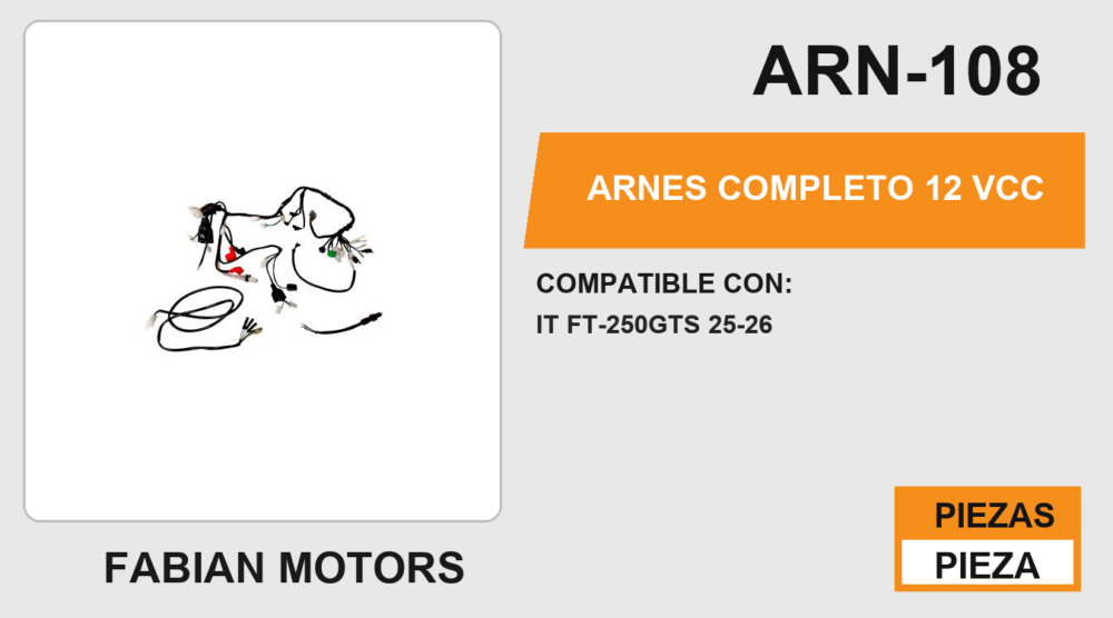 ARNES COMPLETO 12 Vcc