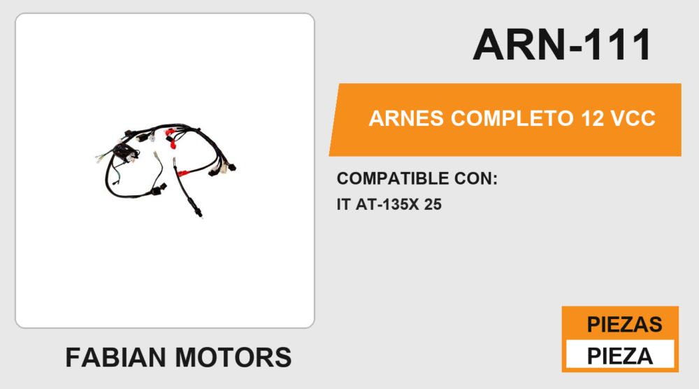 ARNES COMPLETO 12 Vcc