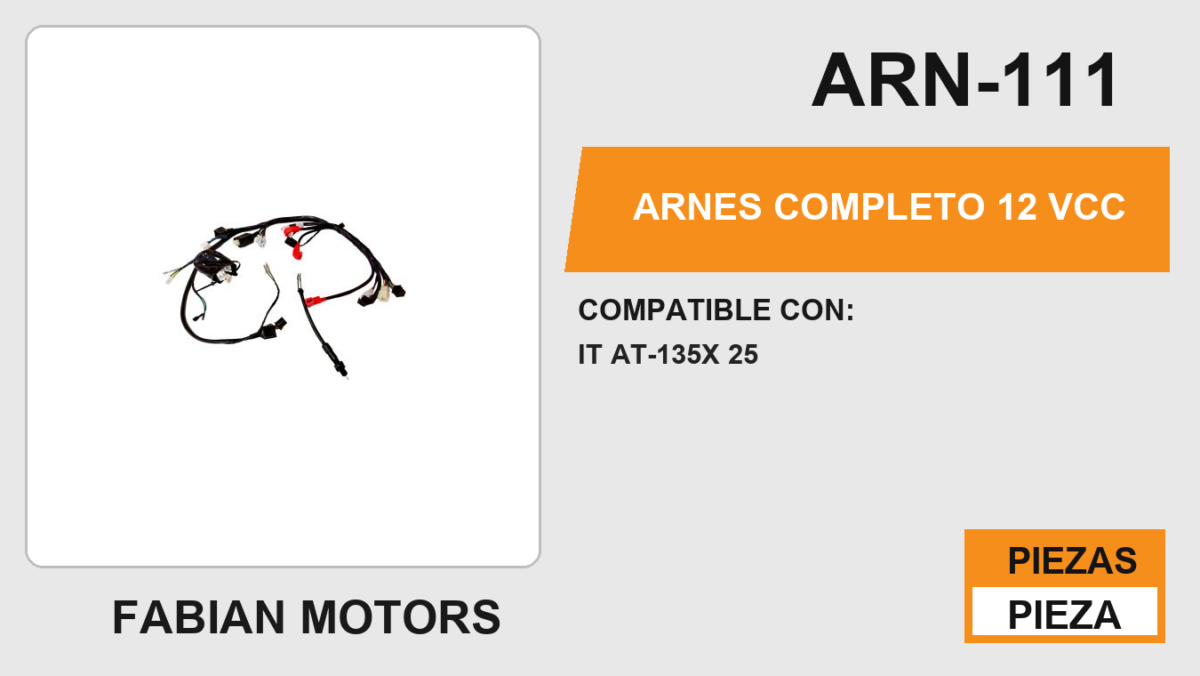 ARNES COMPLETO 12 Vcc