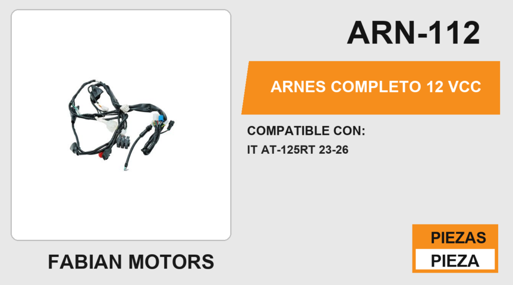 ARNES COMPLETO 12 Vcc