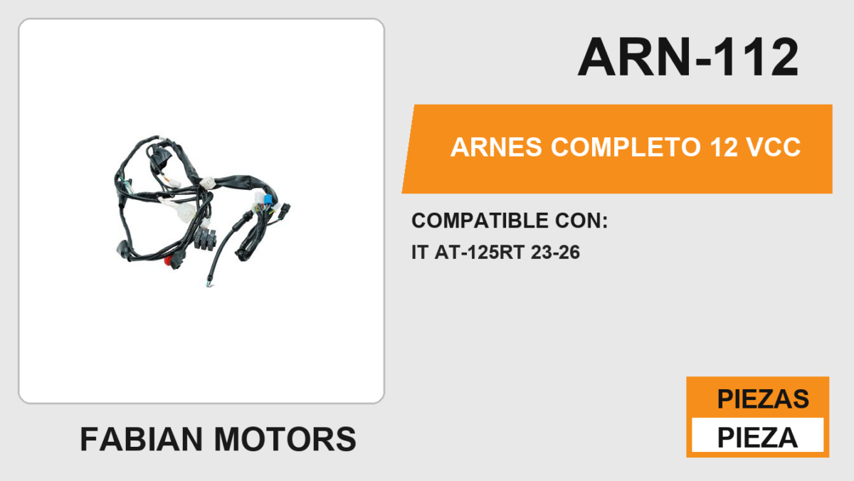 ARNES COMPLETO 12 Vcc