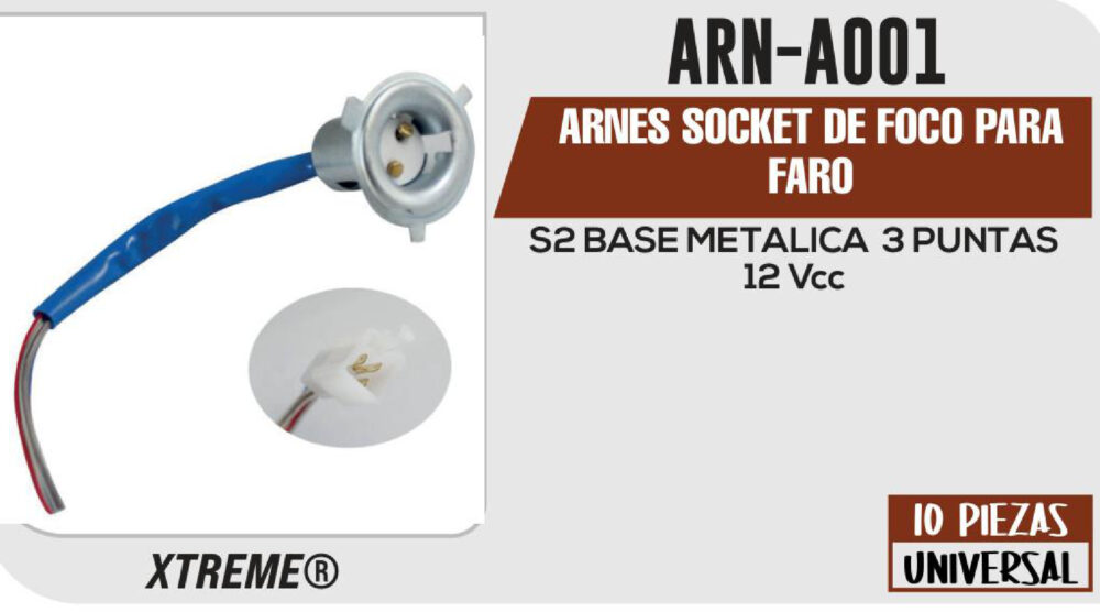 ARNES SOCKET DE FOCO PARA FARO