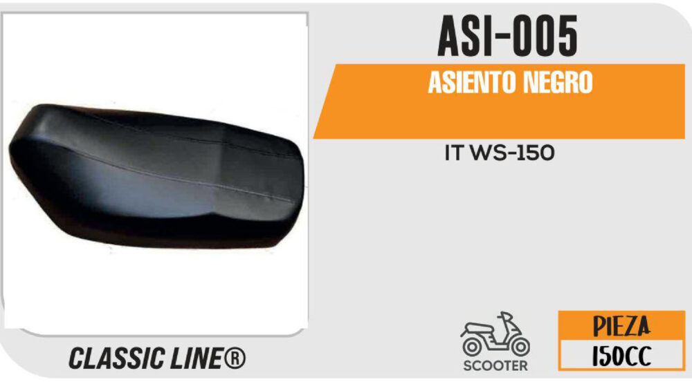 ASIENTO NEGRO
