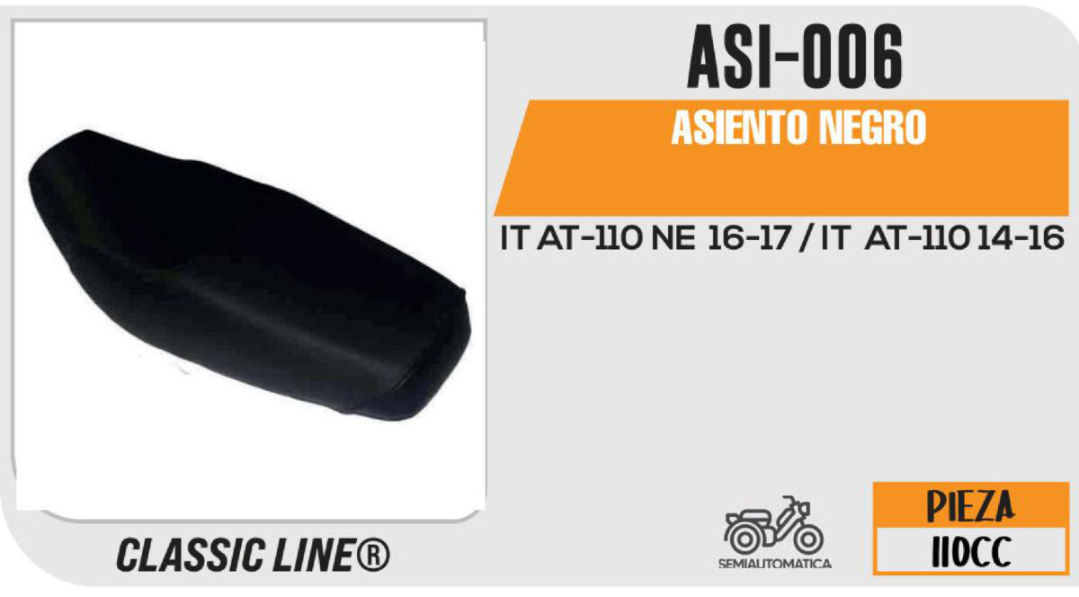 ASIENTO NEGRO