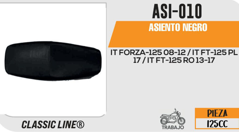 ASIENTO NEGRO