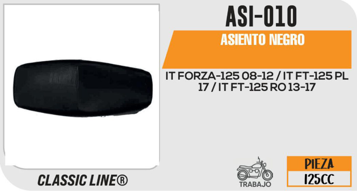 ASIENTO NEGRO