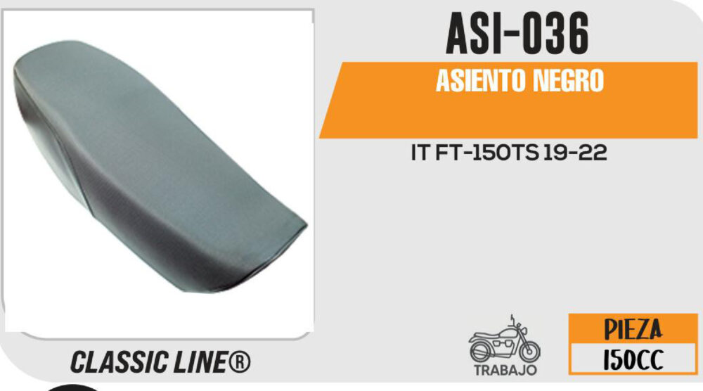 ASIENTO NEGRO