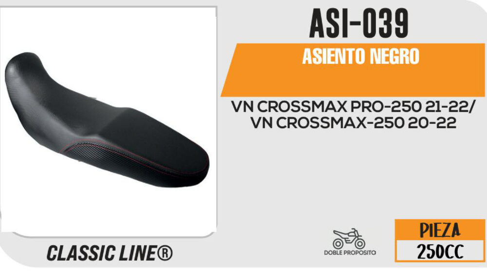 ASIENTO NEGRO