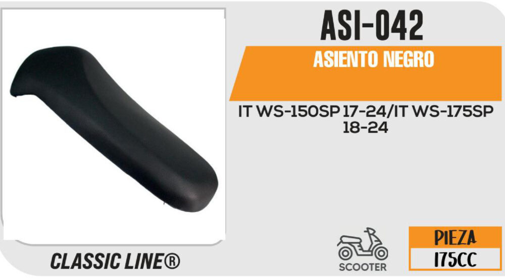 ASIENTO NEGRO