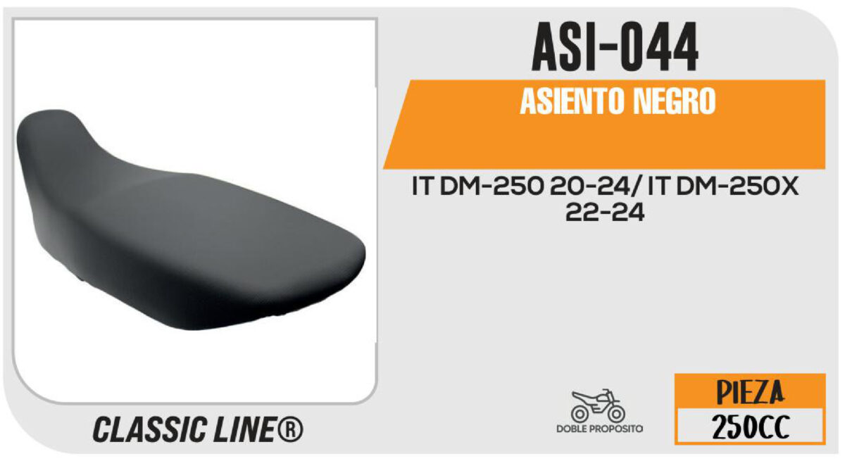 ASIENTO NEGRO