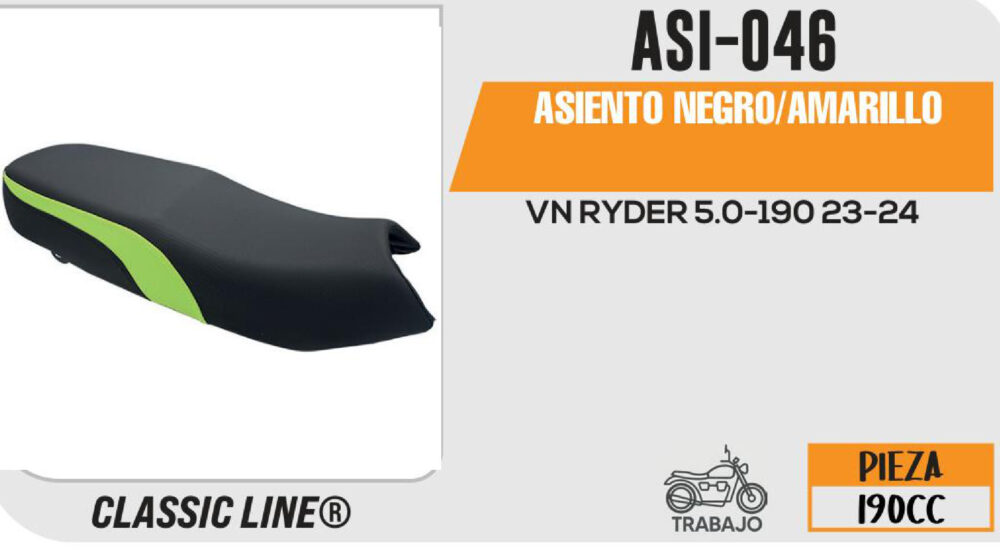 ASIENTO NEGRO/VERDE