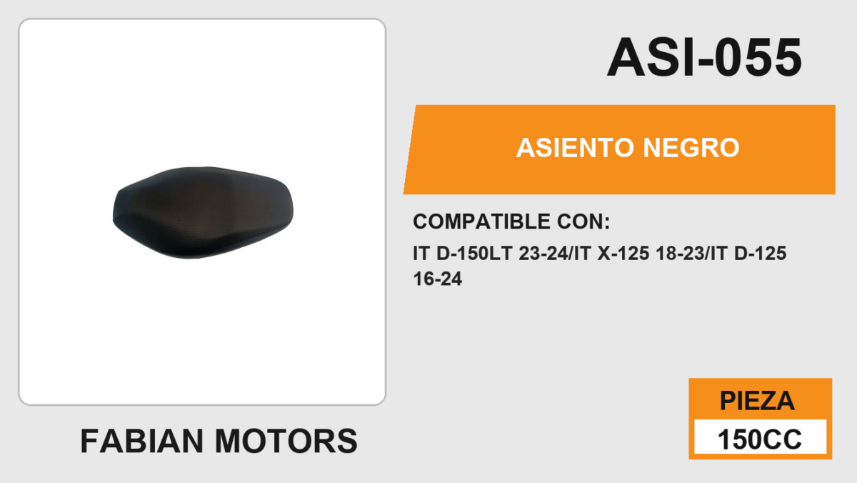 ASIENTO NEGRO