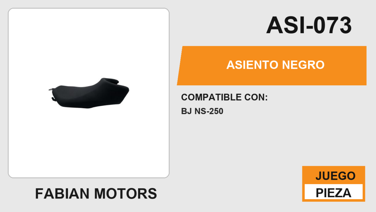 ASIENTO NEGRO