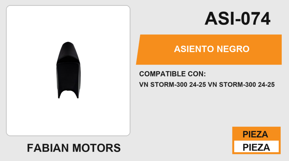 ASIENTO NEGRO