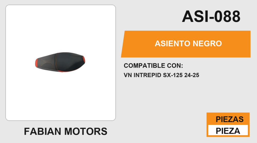 ASIENTO NEGRO