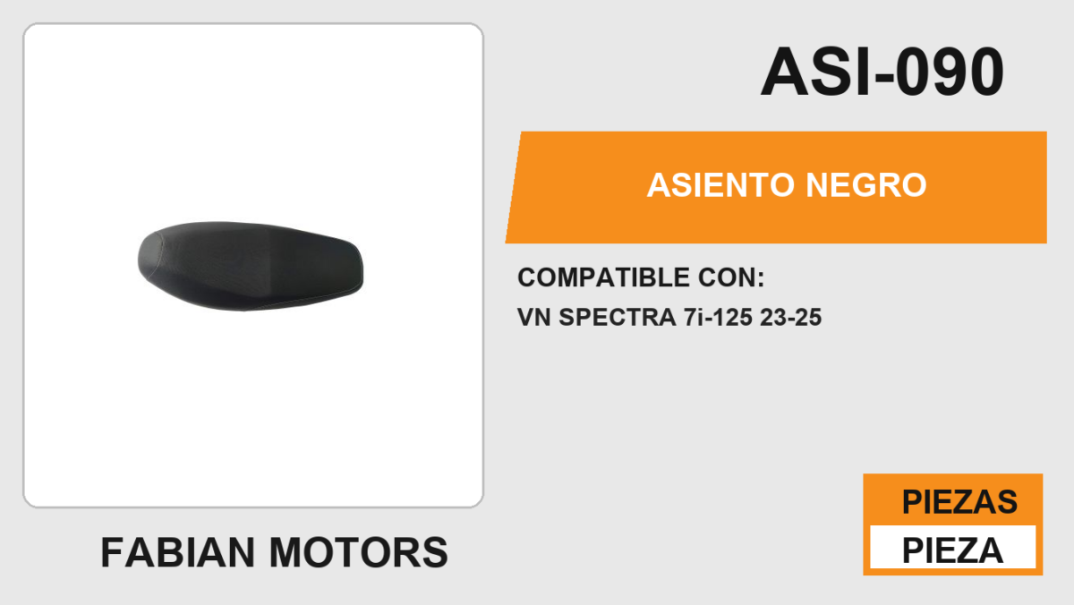 ASIENTO NEGRO